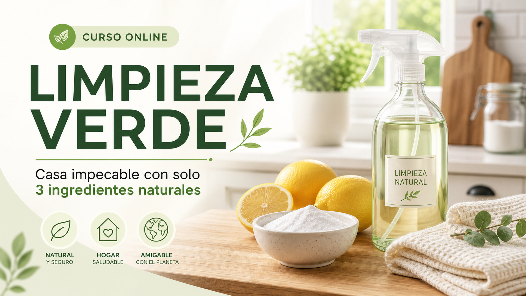Portada del curso Limpieza Verde